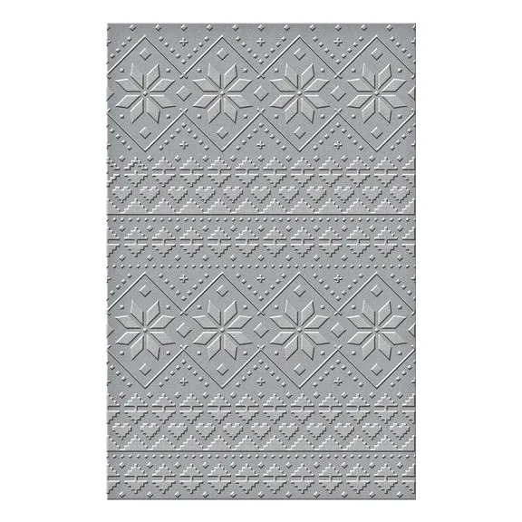 Spellbinders - Ski Lodge Embossing Folder