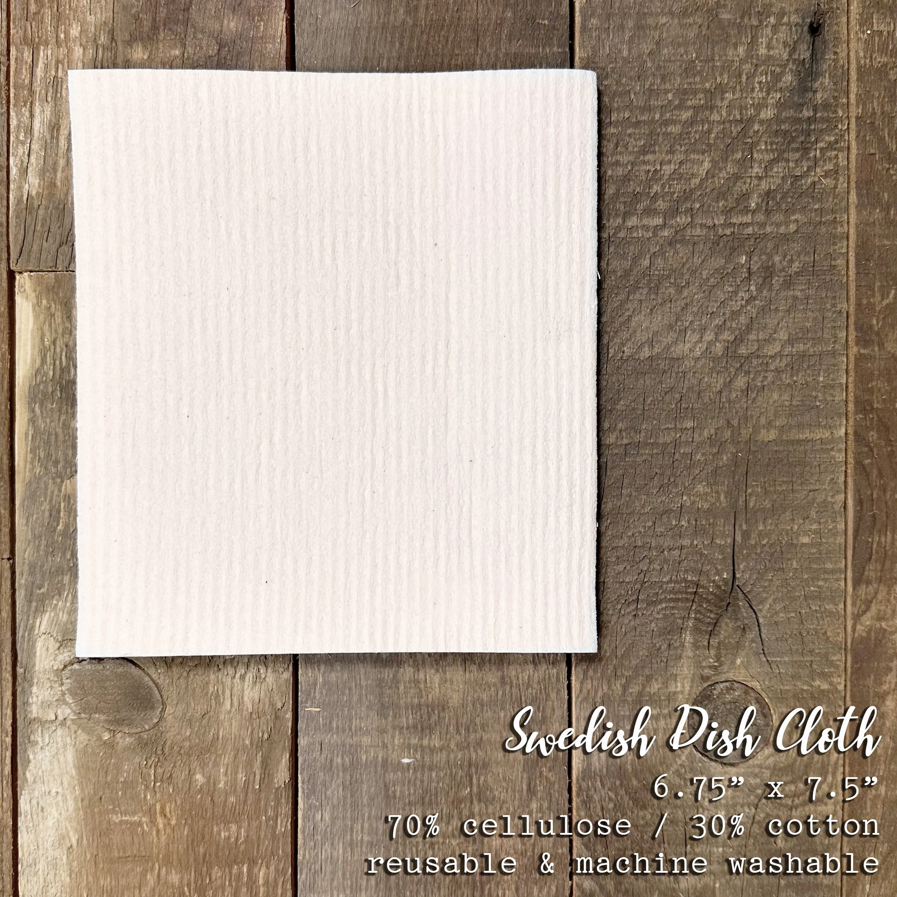 Spring Cottage - Custom Swedish Dish Cloth