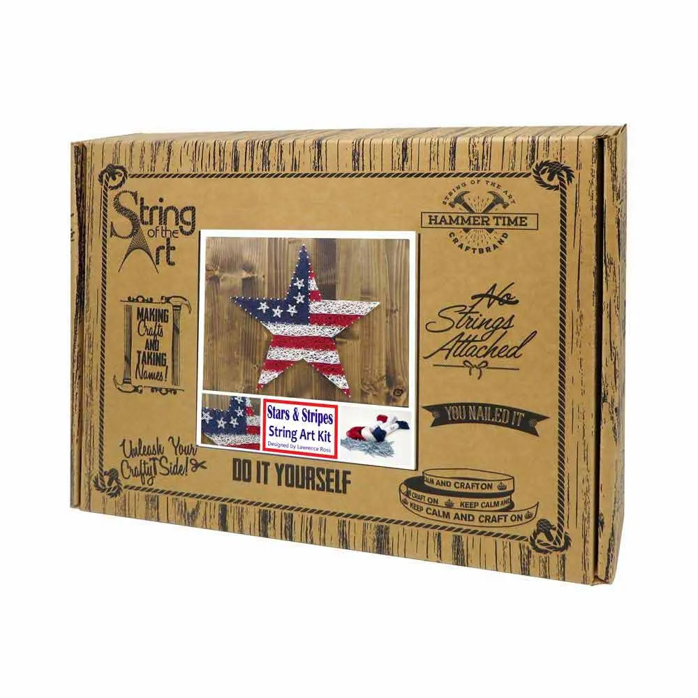 Stars and Stripes String Art Kit