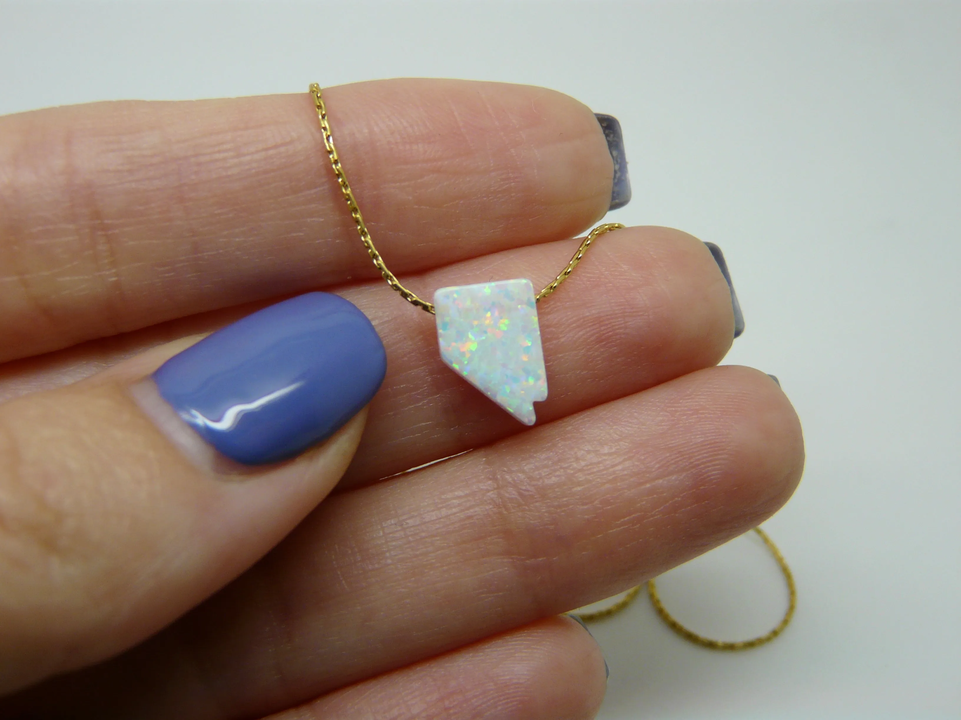 State Necklace –  USA Map Charm
