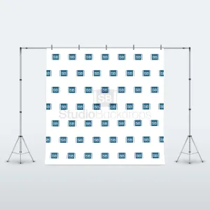 Step and Repeat Logo Printed Photography Backdrop