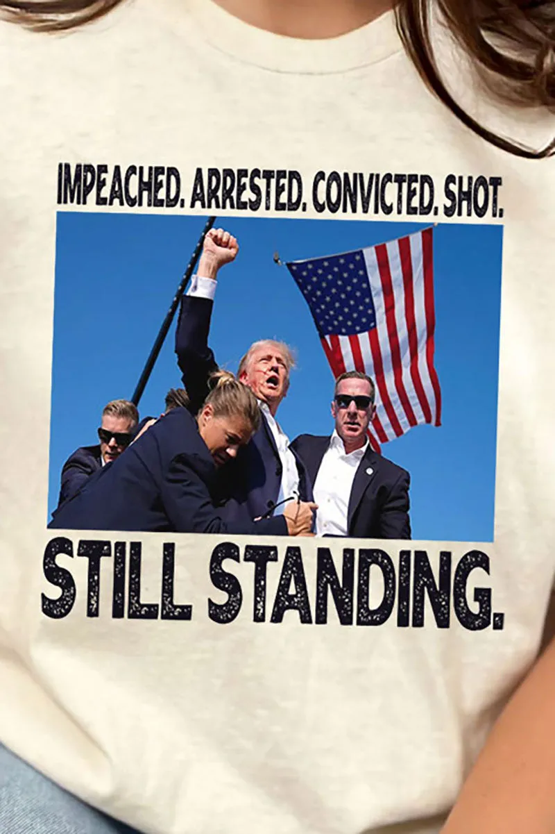 Still Standing Short Sleeve Relaxed Fit T-Shirt