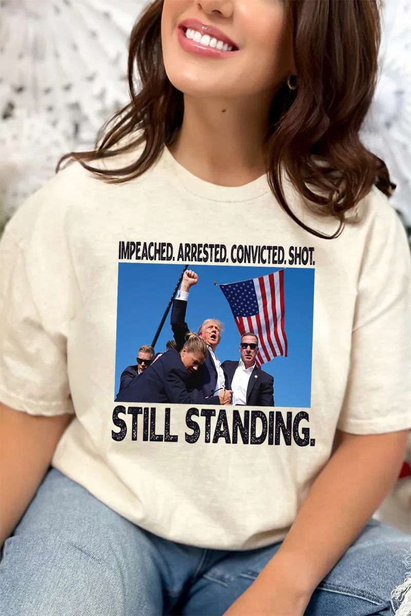 Still Standing Short Sleeve Relaxed Fit T-Shirt
