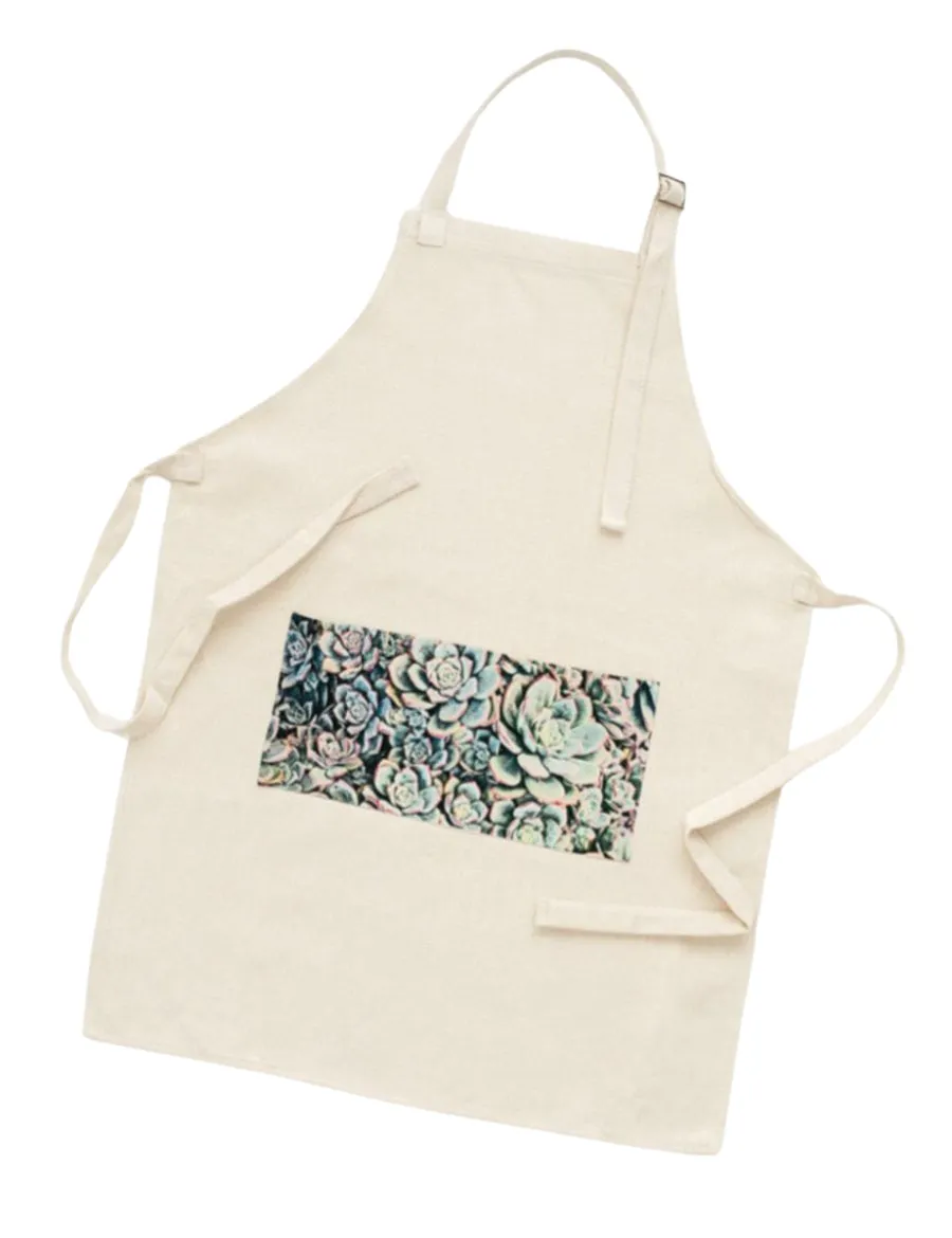 Succulent Pocket Apron, College Student Gift, Mother's Day Gift,Christmas Gift