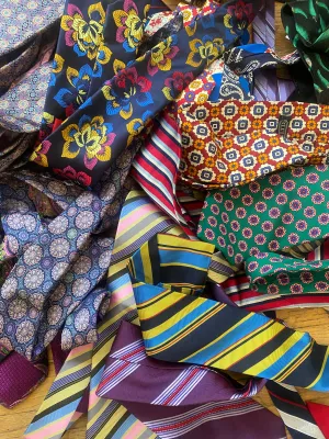 SUPPLY YOUR OWN TIES - CUSTOM TIE BAG   SCRUNCHIE