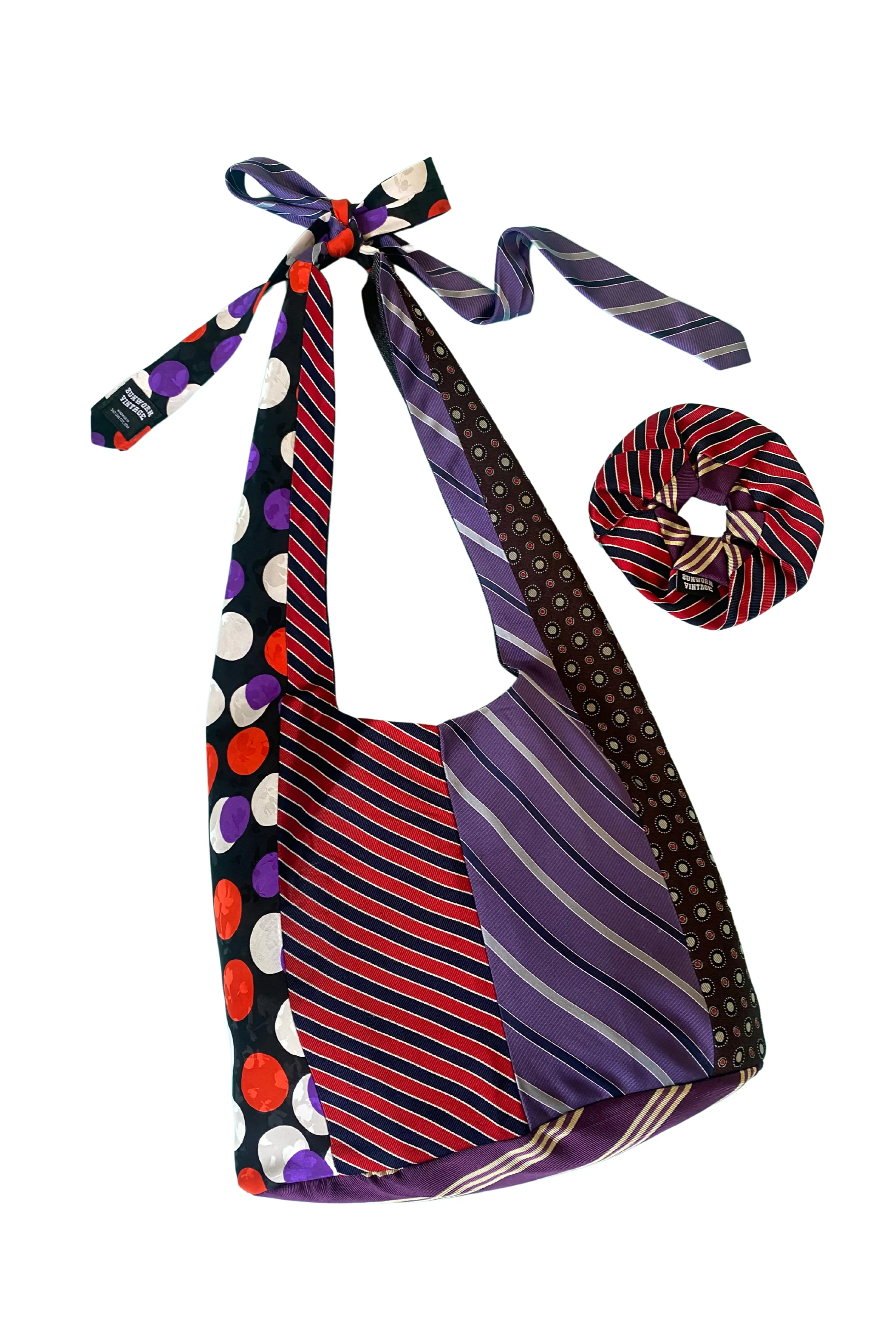 SUPPLY YOUR OWN TIES - CUSTOM TIE BAG   SCRUNCHIE