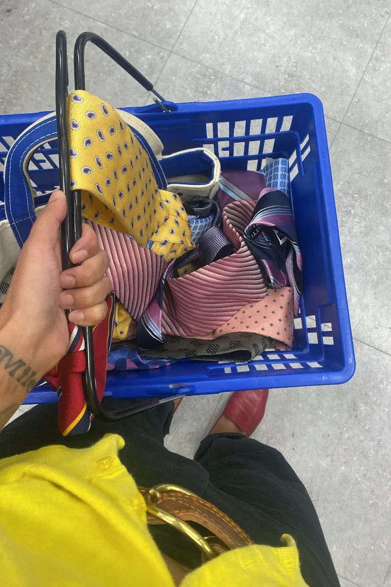 SUPPLY YOUR OWN TIES - CUSTOM TIE BAG   SCRUNCHIE