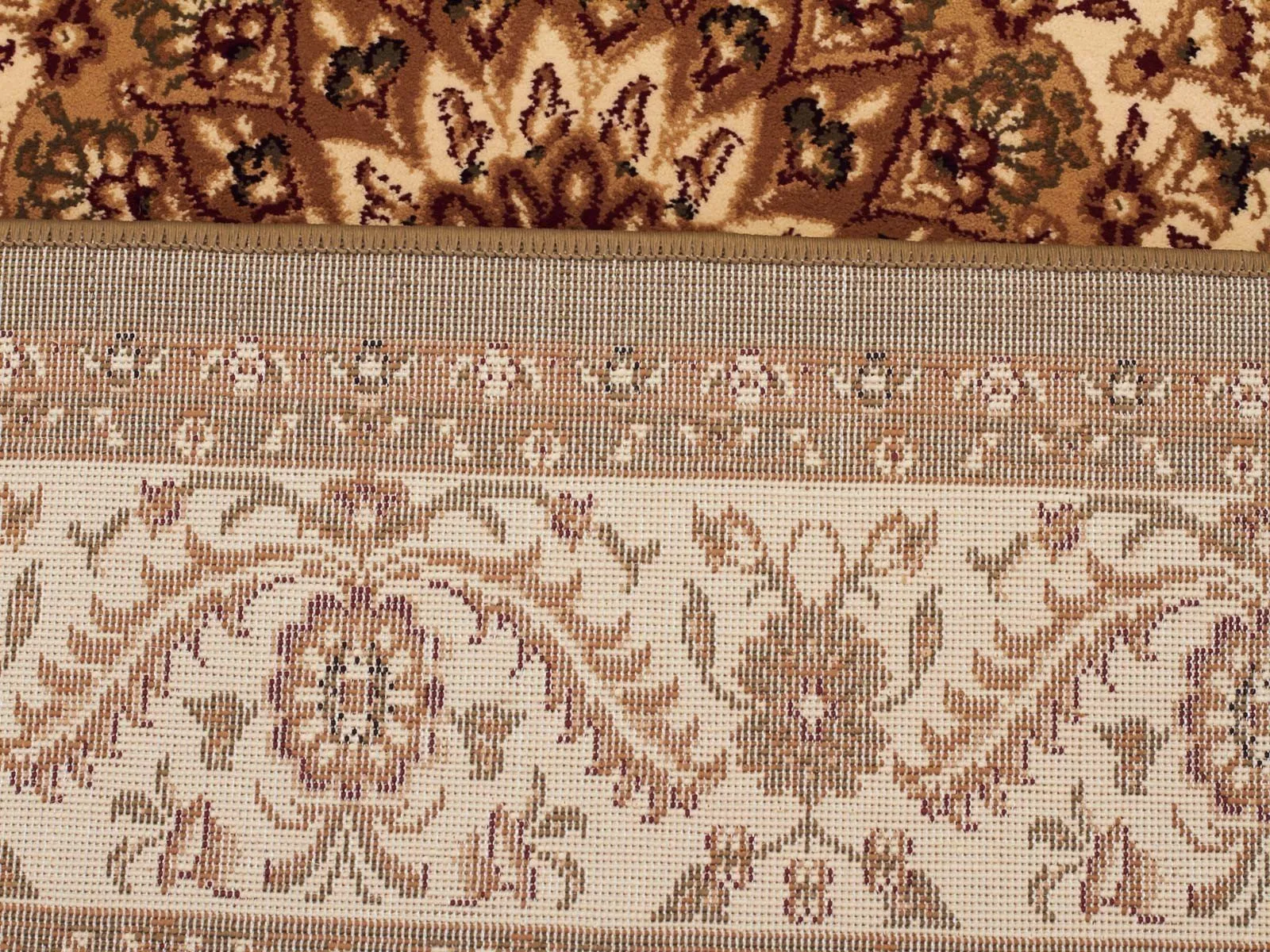 Sydney Medallion Runner Green with Ivory Border Runner Rug