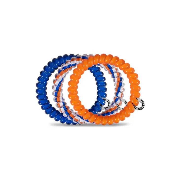 Teleties Florida Gators Small Hair Ties Blue/Orange
