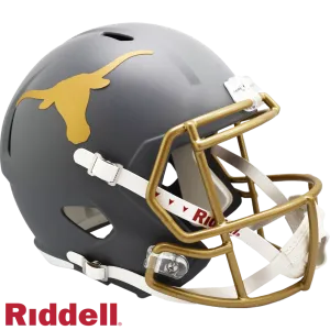 Texas Longhorns Helmet Riddell Replica Full Size Speed Style Slate Alternate