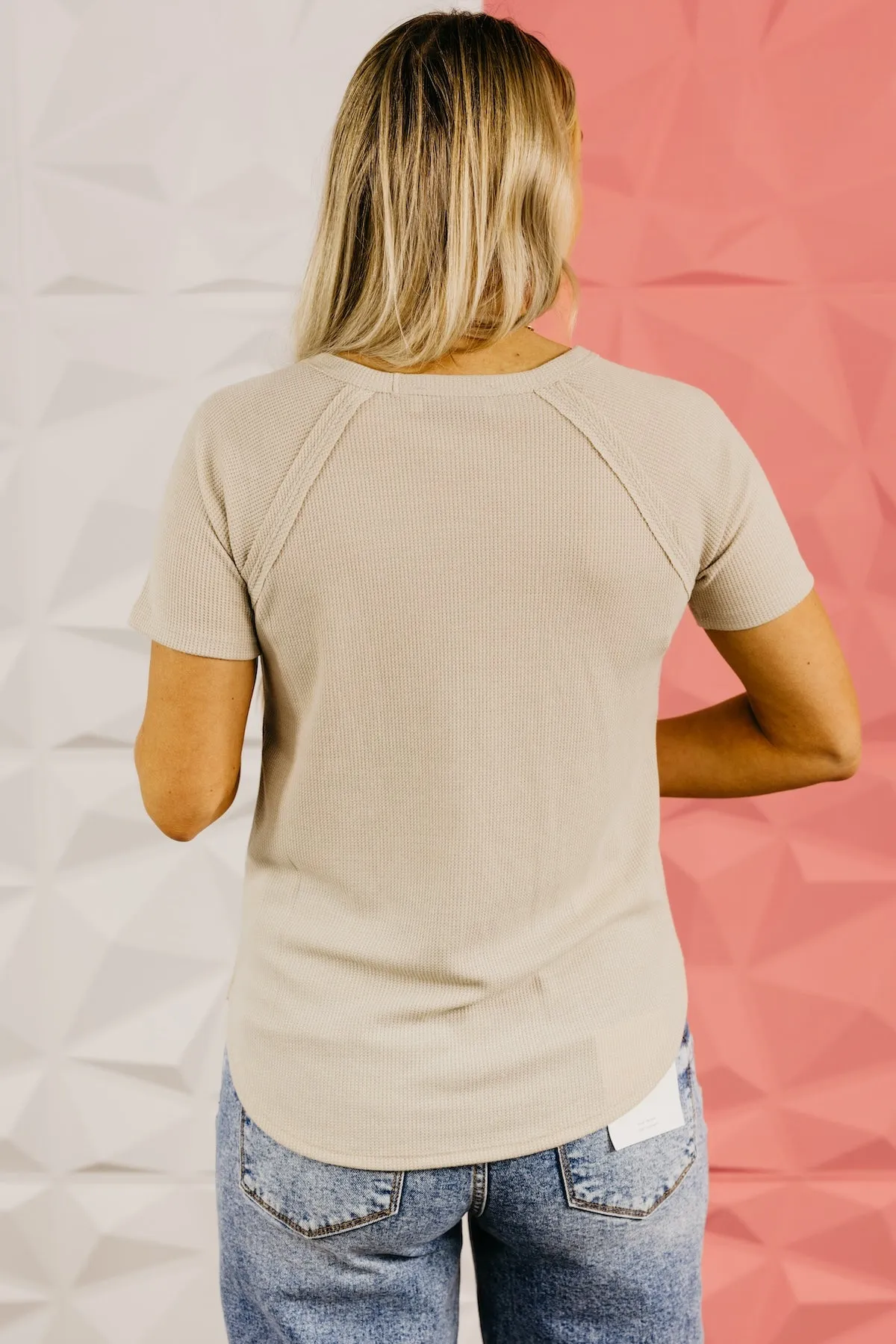 The Anastasia Waffle Texture Tee