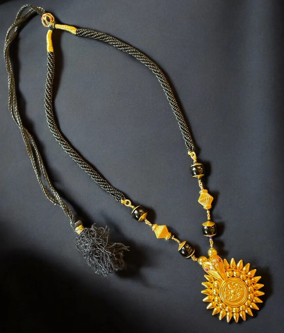 The Vineela Silver Pathak Jomaale Necklace