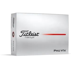 Titleist Pro V1x Logo Golf Balls 2025