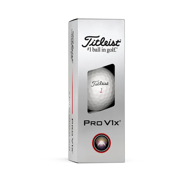 Titleist Pro V1x Logo Golf Balls 2025