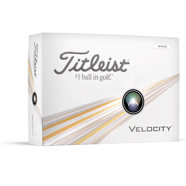 Titleist Velocity Logo Golf Balls 2025