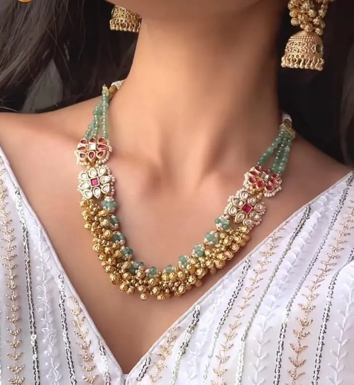 Traditional Design Multicolor Jewelry Set