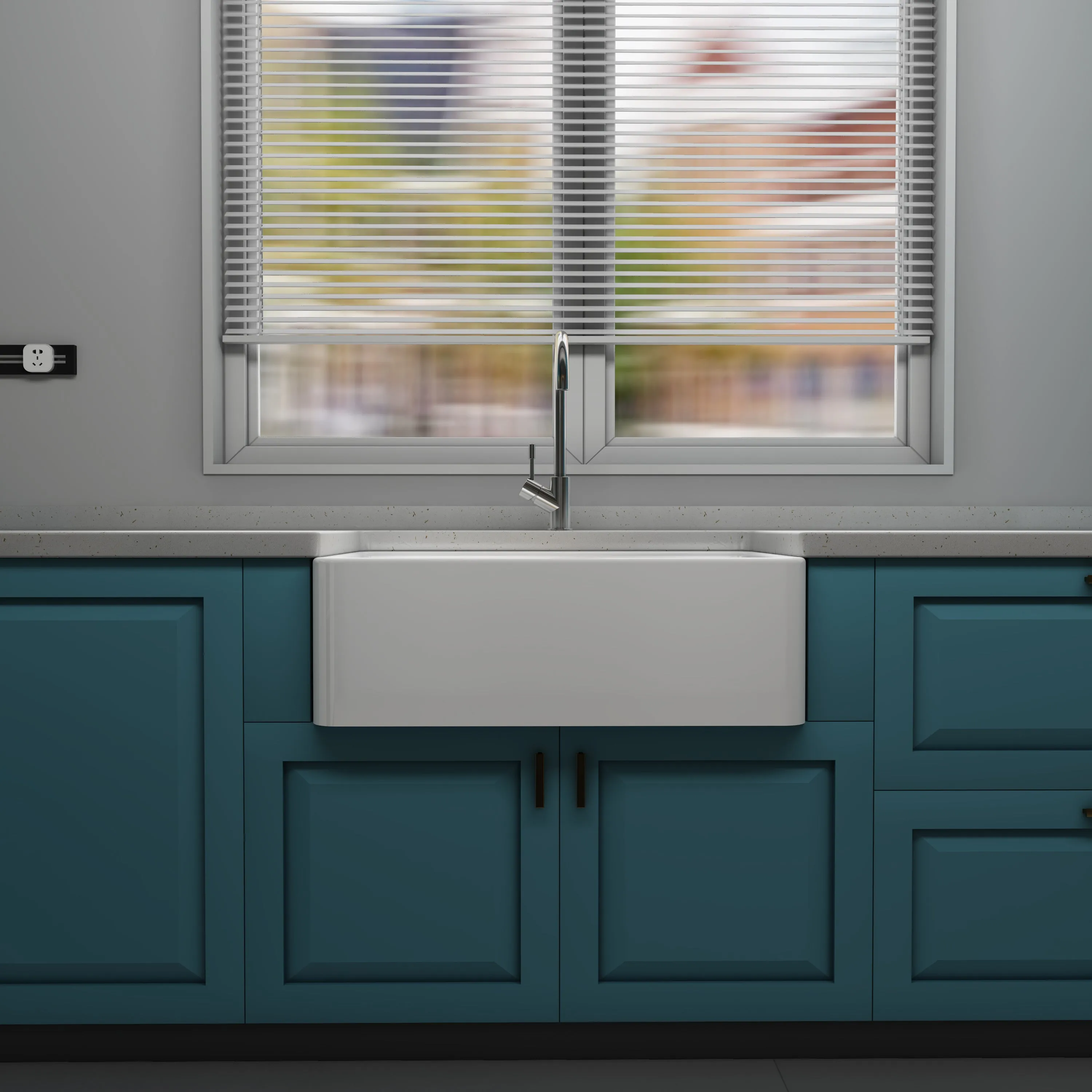 Traditional Fireclay Butlers Sink Oversized White 758mm - TK3018