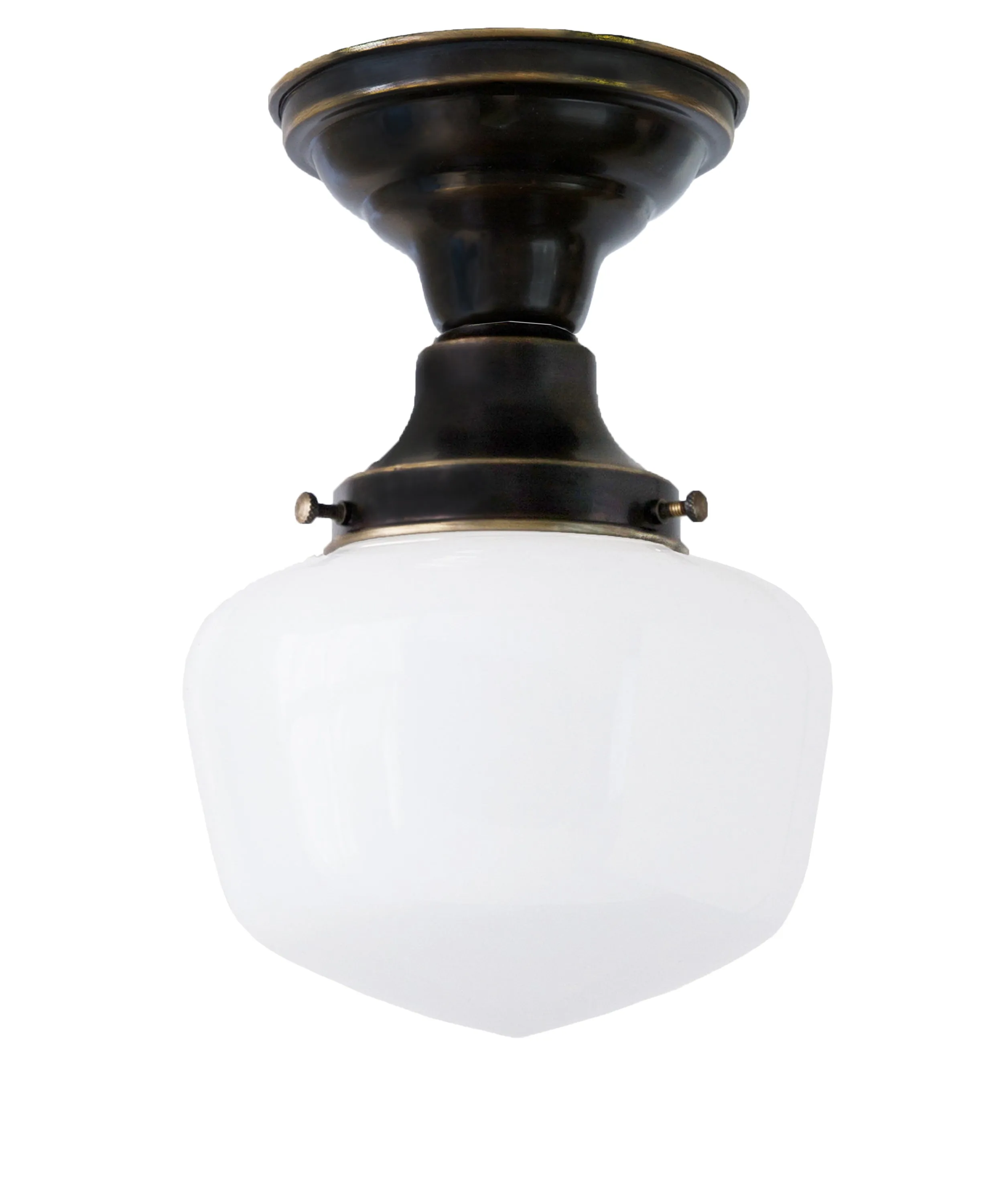 Traditional Schoolhouse Ceiling Fixture, 6"