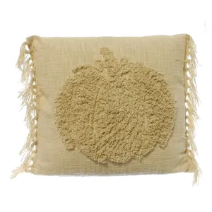 Tufted Pumpkin Pillow 18" X 18"