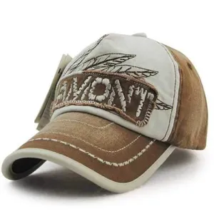 Unisex Cotton Embroidery Washed Vintage Baseball Cap Adjustable Golf Snapback Hat For Men Women