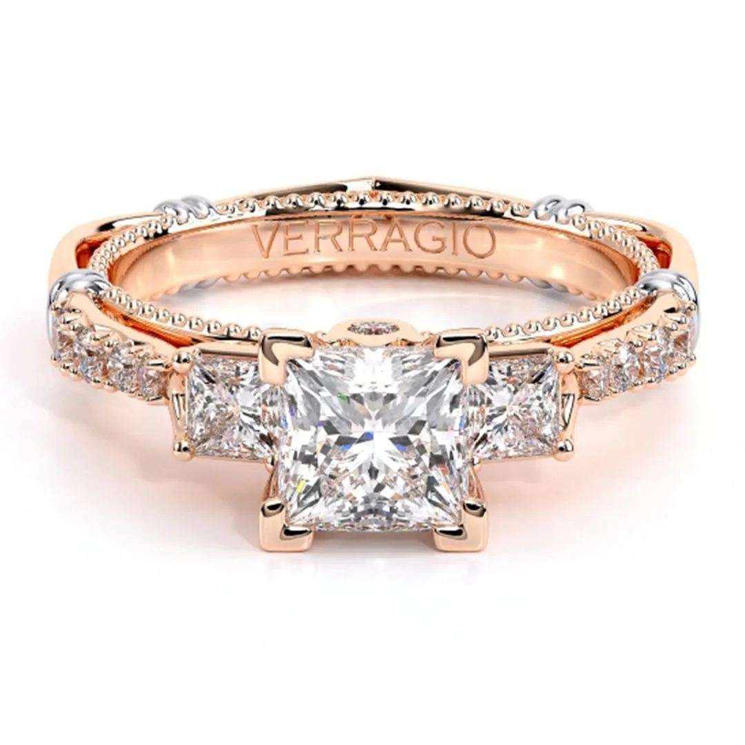 Verragio Three Stone Diamond Engagement Ring