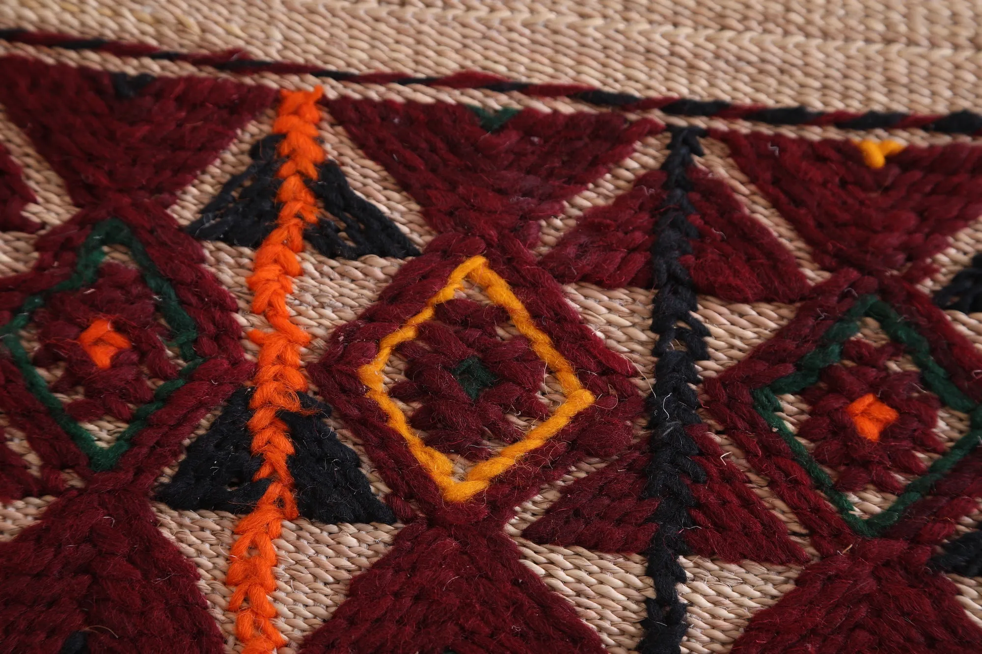 Vintage Moroccan Rug 6.1 X 9.6 Feet