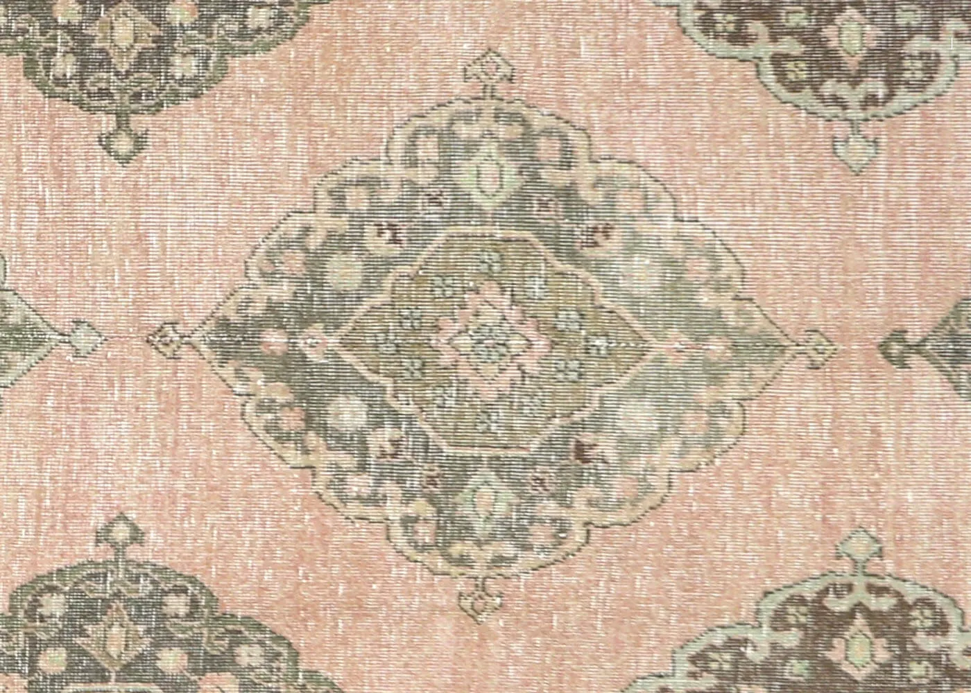 Vintage Turkish Oushak Rug - 4'8" x 13'