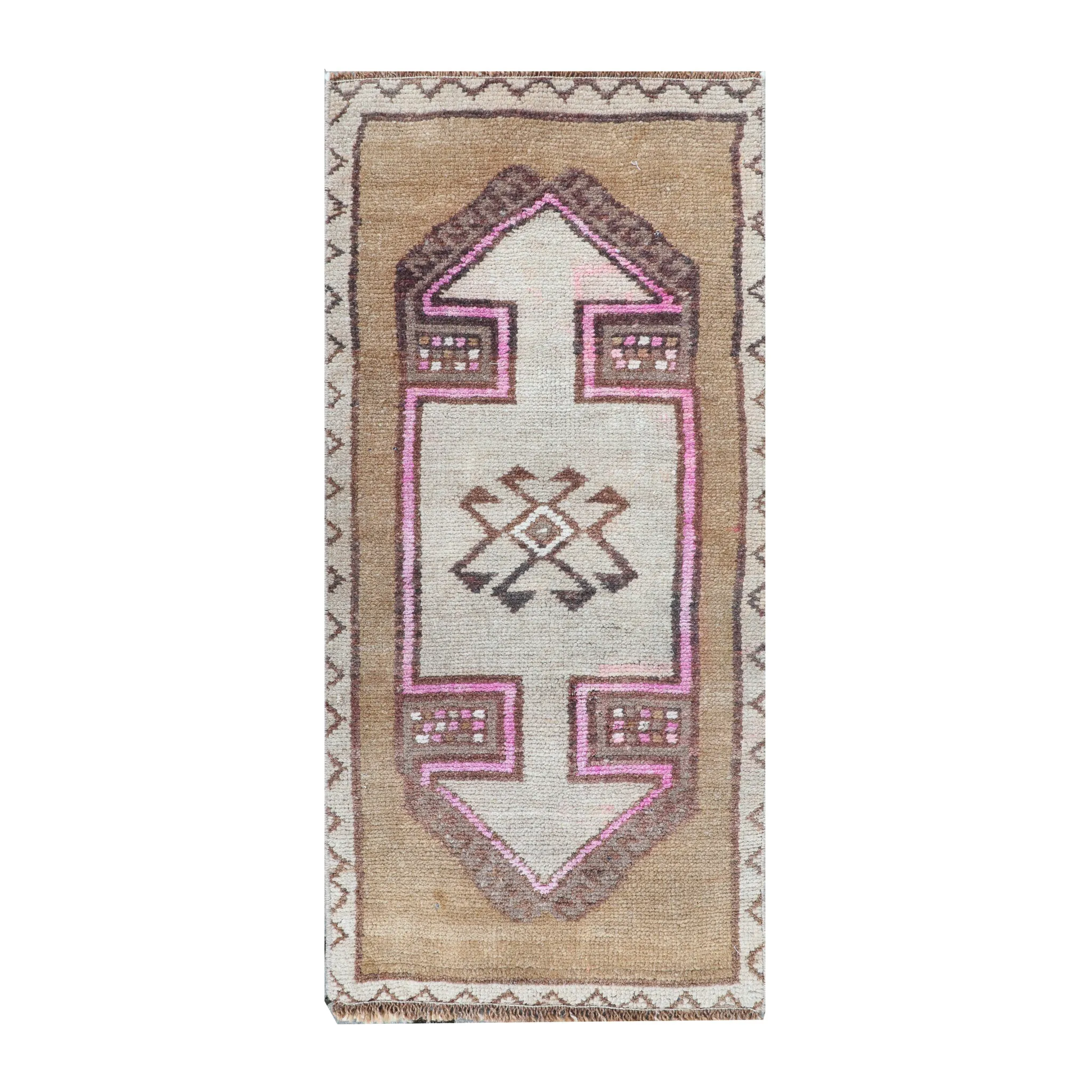 ZM159 Handwoven Vintage Rug 1’6x3’1